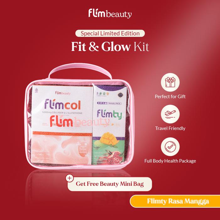 Promo [LIMITED EDITION] FIT GLOW KIT Free Beauty Mini Bag