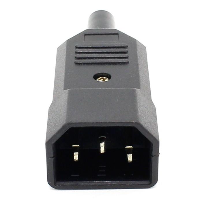 Gambar IEC konektor steker kabel lurus konektor male female power supply 3Pin - male dari awallaptop undefined Tokopedia