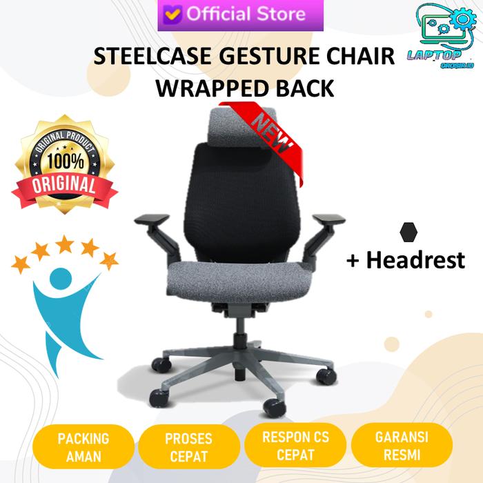 Promo KURSI KERJA STEELCASE GESTURE CHAIR WRAPPED BACK WITH