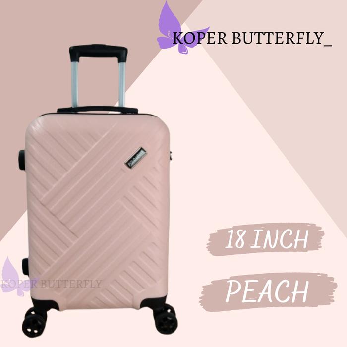 Gambar KOPER BAJU POLO CAVALLO 6171 18 INCH - PEACH dari Koper Butterfly undefined Tokopedia