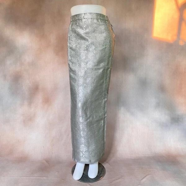 Gambar Rok Songket Instan Span / Rok Wanita Motif Songket / Rok Instan - Silver, Size 02 dari Kebaya Nusantara Store undefined Tokopedia