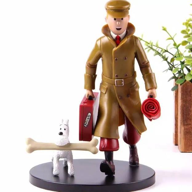 Gambar [NEW] TINTIN LUGGAGE WITH SNOWY/TINTIN FIGURE/TINTIN ACTION FIGURE/TINTIN/ACTION FIGURE TINTIN/PAJANGAN TINTIN dari Bagaskara Tama Indonesia Market undefined Tokopedia