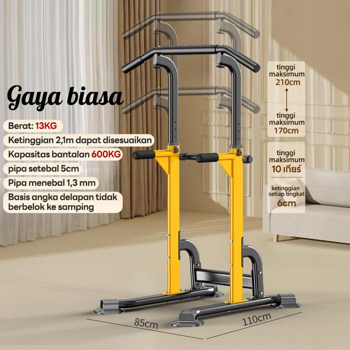 Gambar Pull Up Stand Chin Up Pull Up Bar Alat Fitness Untuk di Rumah push up - Kuning dari Henney-ID undefined Tokopedia