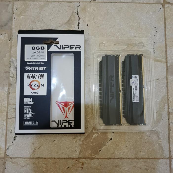 Patriot Ram 2x4gb Ddr4 3000mhz Jual [RAM] Patriot Viper Blackout