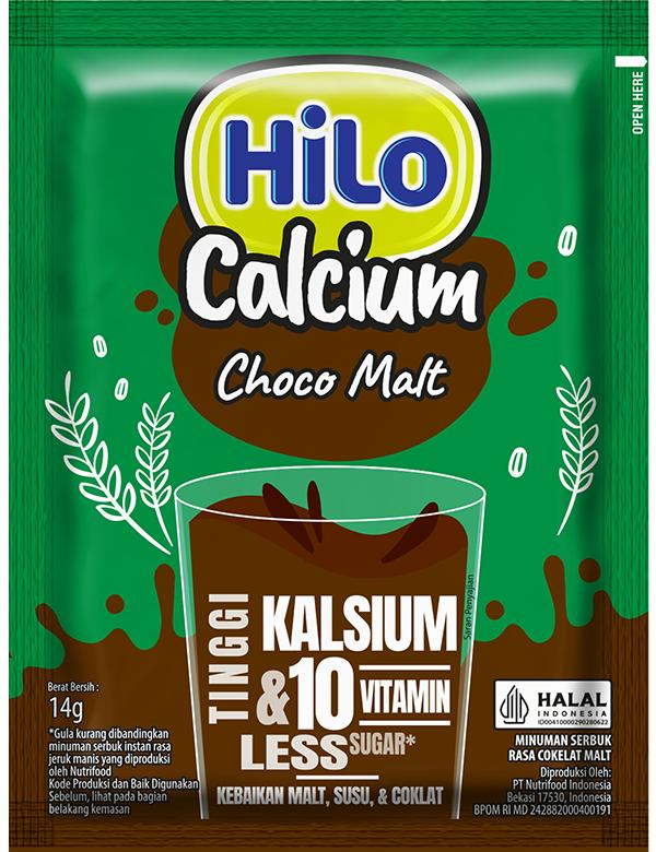 Gambar HILO CALCIUM CHOCO MALT / CHOCOLATE TARO SACHET 14g - CHOCO MALT dari DOUBLE FORTUNE_NEW undefined Tokopedia