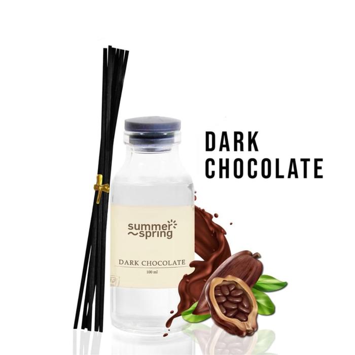 Gambar Refill Reed Diffuser Summer Spring Isi Ulang Aroma Vanilla Mist Pengharum Ruangan Hotel Pewangi Toilet Kamar Mandi essential oil aromatherapy 100 ml - DARK CHOCOLATE dari Summerspring Indonesia Shop undefined Tokopedia