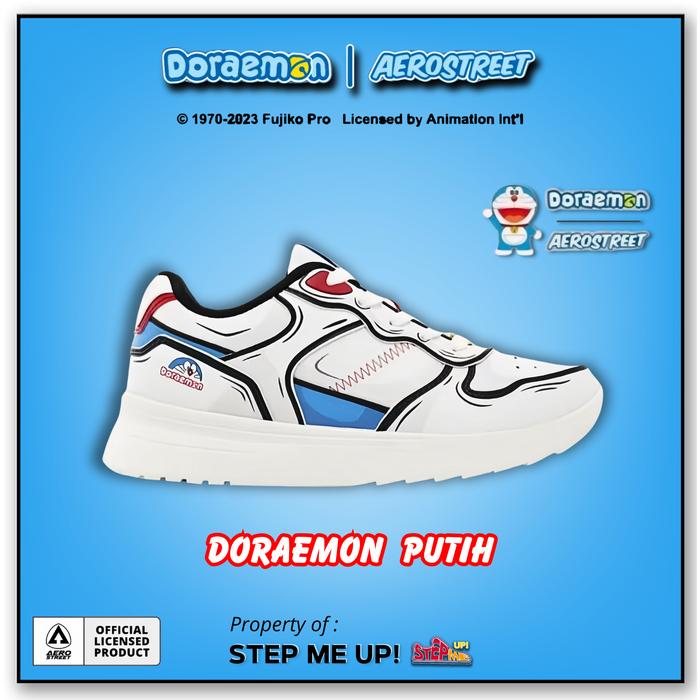 Gambar Aerostreet X Doraemon - Sepatu Sneakers Casual motif Doraemon, Nobita, Shizuka, Giant, Suneo Original Aero Official Licensed - DORAEMON, IKLAN dari Step Me Up undefined Tokopedia