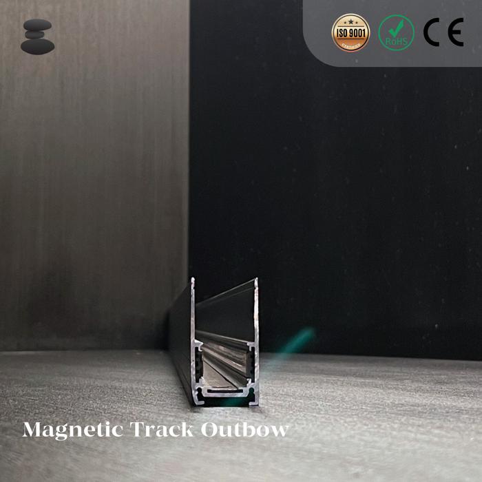 Gambar LED MAGNETIC TRACK LIGHT REL LAMPU TRACKLIGHT RAIL 1 METER - OUTBOW/HANGING dari The Dens Living undefined Tokopedia