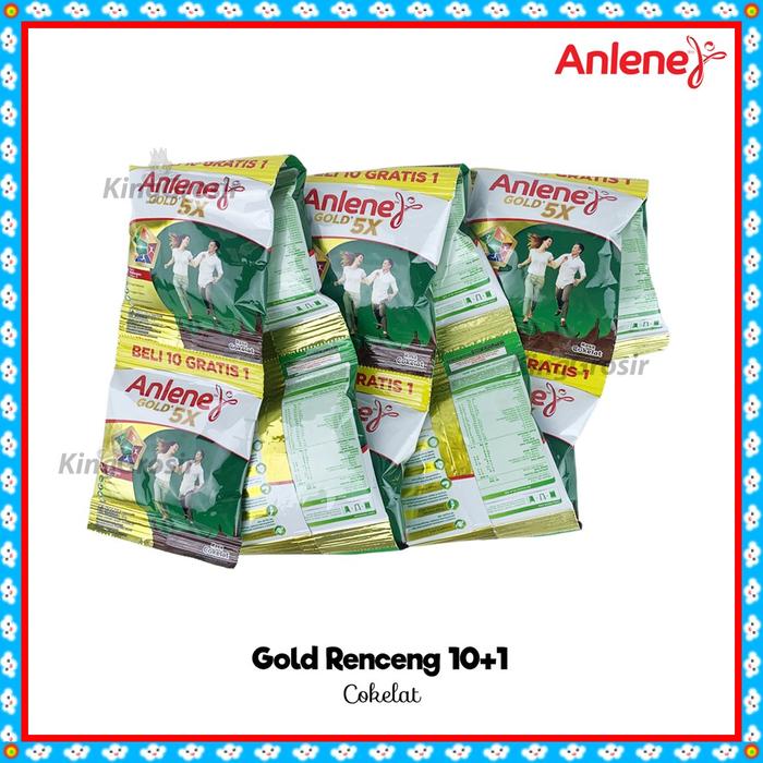 Gambar Anlene Gold Renceng Susu Bubuk Lansia Sachet Renteng Tinggi Kalsium - Coklat 11's dari King Grosir Murah undefined Tokopedia