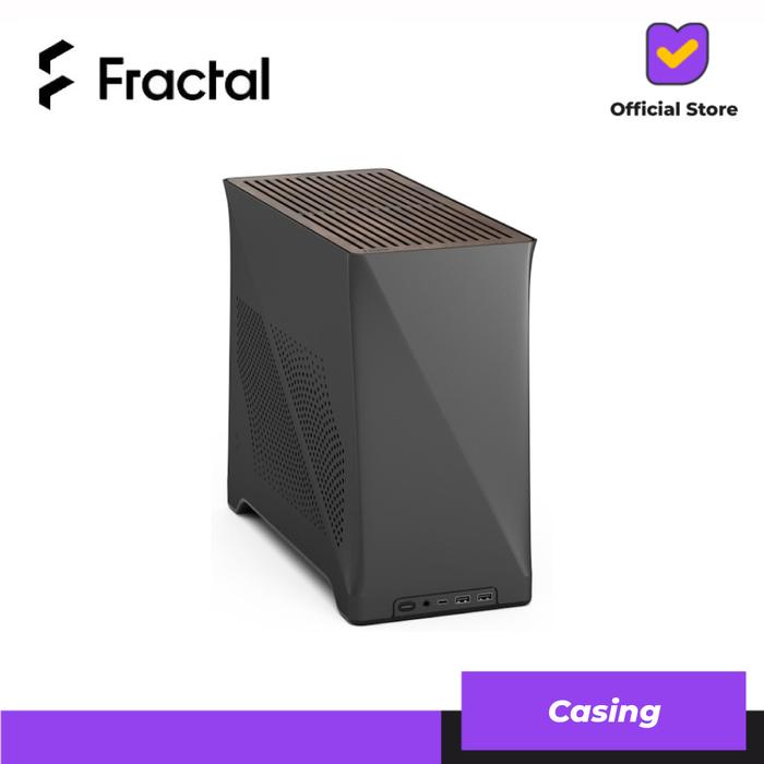 Gambar FRACTAL DESIGN Era 2 | Evolution of Our Iconic Small Form Factor Case - Charcoal Grey dari Lezz Computech undefined Tokopedia