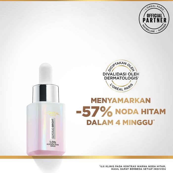 Gambar LOREAL Glycolic Bright Instant Glowing Face Serum | L'oreal Paris - 15ML dari AILIN KOSMETIK undefined Tokopedia