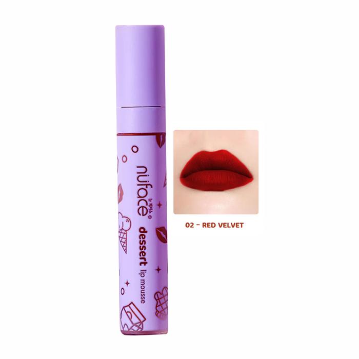 Gambar Nuface Dessert Lip Mousse 4.5g - 02 Red Velvet dari nihonmart undefined Tokopedia