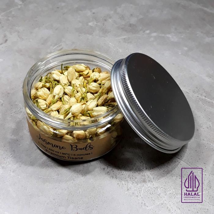 Gambar Tea in Jar-Souvenir teh rustic, aesthetic & classic jar plastik 100 ml - Jasmine Buds dari Yin Cha undefined Tokopedia