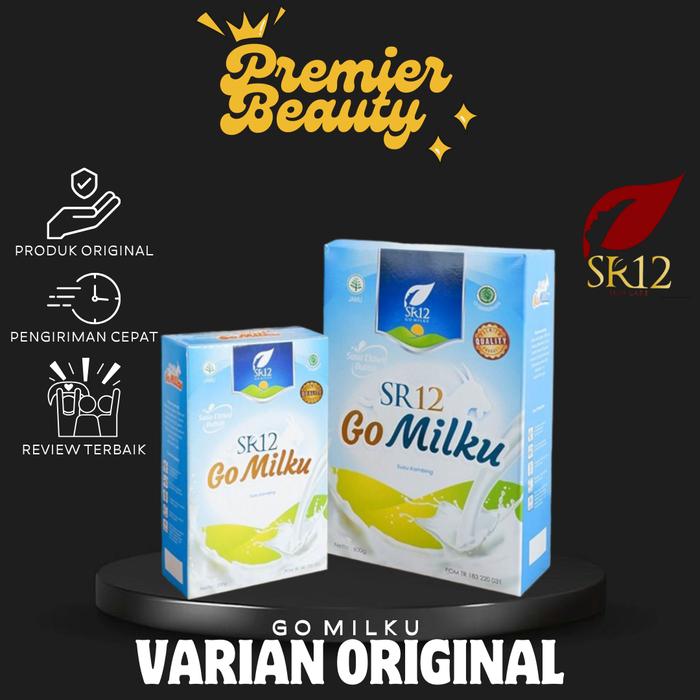 Gambar Susu Kambing Susu Etawa SR12 Go Milku Kualitas Premium Susu Tulang Susu Pernafasan Paru Paru - Original, 200 gr dari Premier Beauty Official undefined Tokopedia