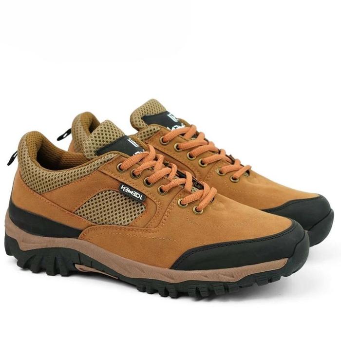 Gambar Sepatu Trail Running Unisex Hiking Camping Trekking Adventure Gunung New Outdoor Mens 39 40 41 42 43 - Coklat Muda P66, 39 dari ZONA FASHION39 undefined Tokopedia