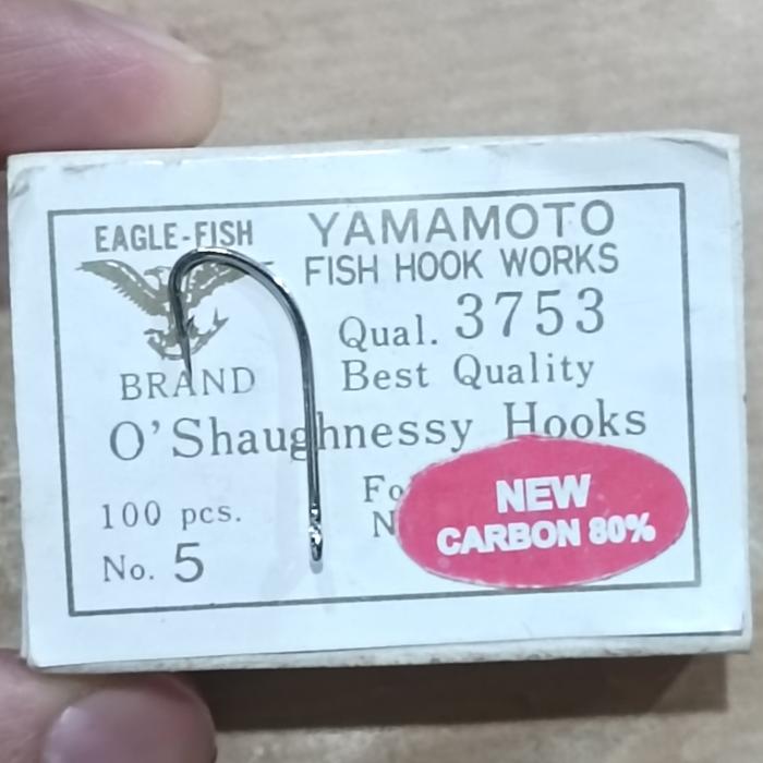 Gambar Mata Kail Pancing Stainless Seri 9403 & 3753 Merk Yamamoto Eagle Fish Brand. Made in Japan. - 3753 No.5 dari jectzen undefined Tokopedia