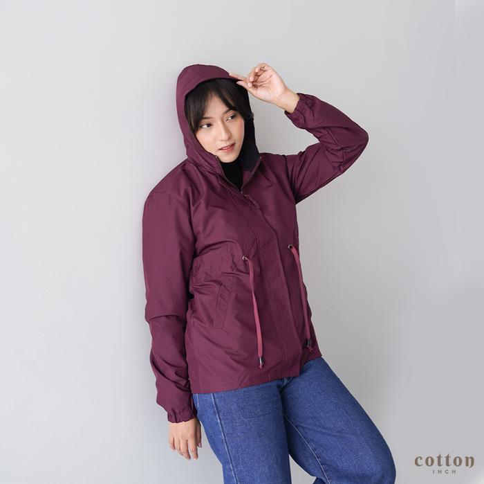 Gambar Cotton Inch - Morena Parka Jacket - Maroon, XXL dari COTTON INSTYLE OFFICIAL SHOP undefined Tokopedia