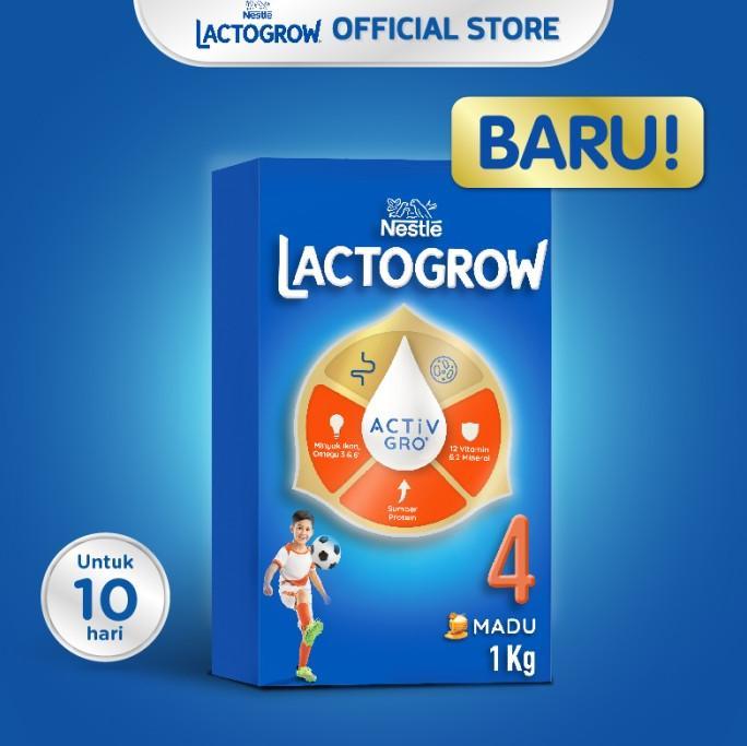 Gambar Nestlé LACTOGROW 4 Madu Susu Anak 3-5 Tahun Box 1Kg dari marpuah085 undefined Tokopedia