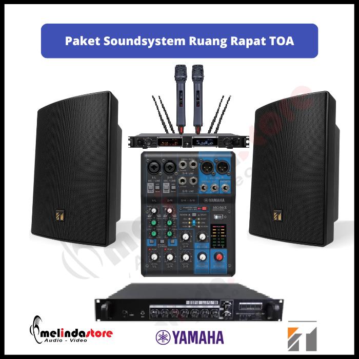 Gambar Paket Sound System Ruang Rapat Speaker TOA - 25M2 dari melindastore bandung undefined Tokopedia