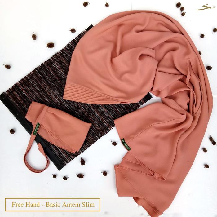 Gambar Size S BASIC ANTEM SLIM Freehand - Khimar Lubang Tangan Khadijah Indonesia #ayranashwa - S canyon sunset dari Ayranashwa Moslem Store undefined Tokopedia