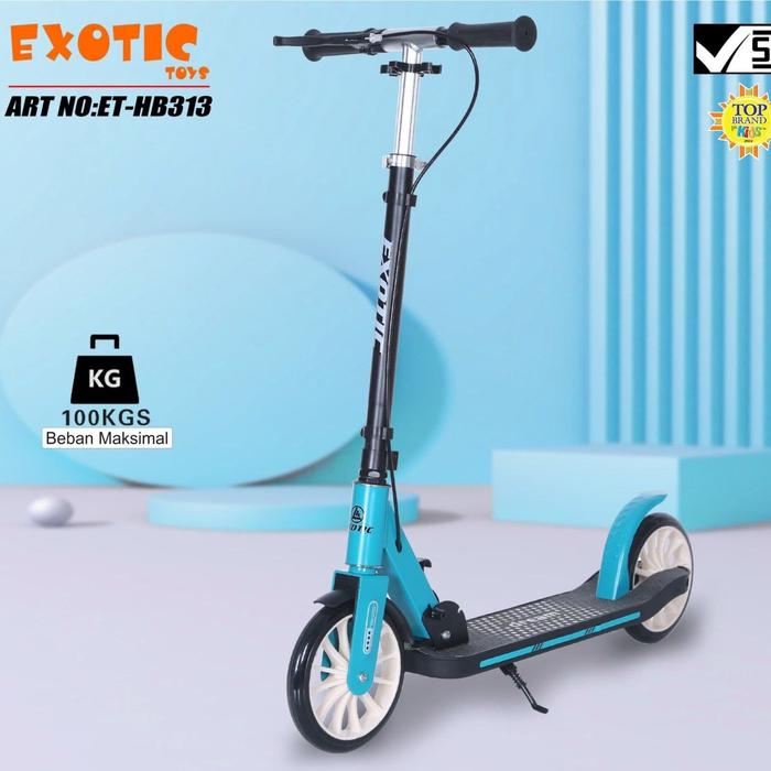 Gambar EXOTIC HB 313 Scooter Skuter Anak Remaja Dewasa - Biru dari INDCYCLES undefined Tokopedia