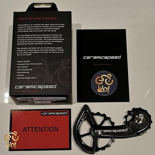 Gambar OSPW Pulley Ceramic for RD Ultegra Duraace R8000 R8020 R9100 R9150 HQ - Black dari MODERN_HOUSE undefined Tokopedia