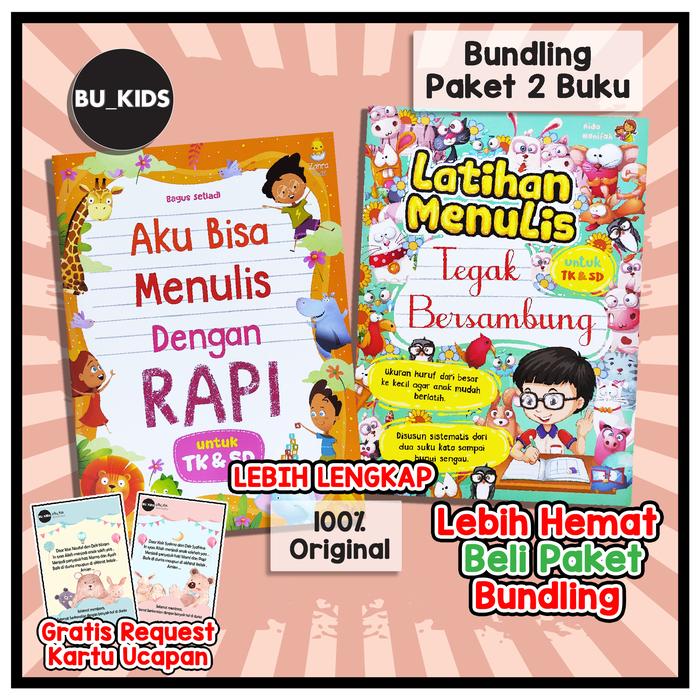 Jual Buku Latihan Menulis Dengan Rapi Anak Tk Paud - RapiNew+Sambung ...