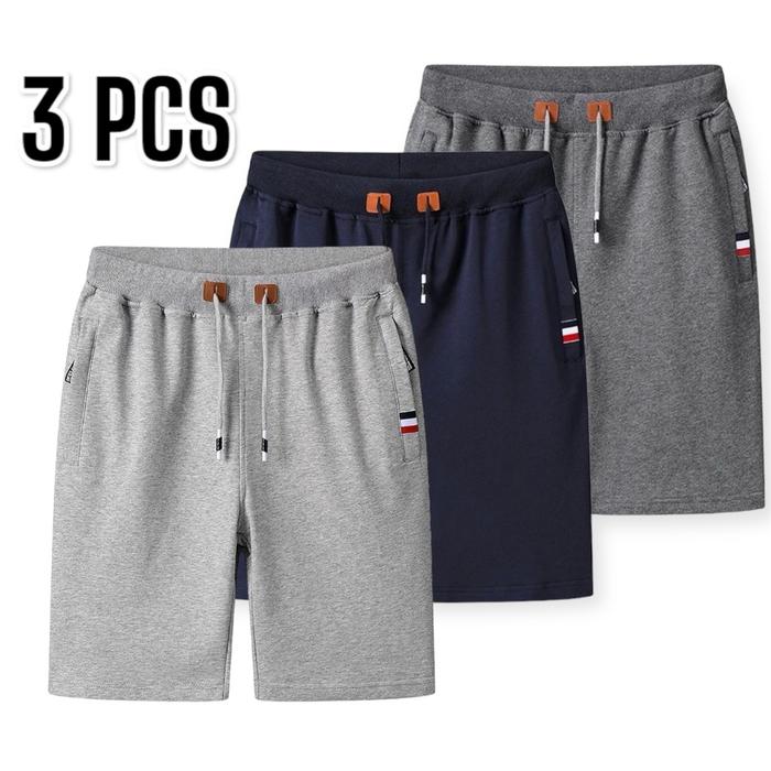 Gambar promo 4 pcs celana pendek pria wanita dewasa santai baby terry saku resleting jumbo - 3PCS, M 40-50KG dari fathnastore undefined Tokopedia