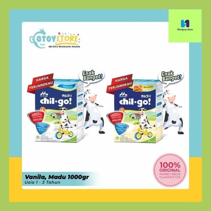 Gambar Nurqo// Chil Go Powder 1+ Vanila Madu 1000 Gram / Susu Chilgo Vanilla Kemasan Baru 950G - Vanila dari Nurqory store undefined 2 Tokopedia