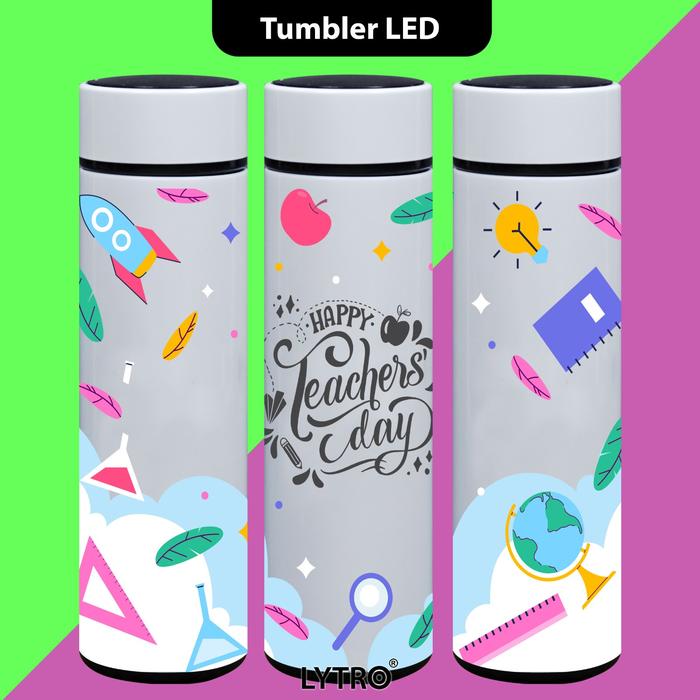 Gambar Hadiah Untuk Guru Perempuan dan Laki Laki - Kado Untuk Guru Hari Guru - Tumbler - Termos Happy Teachers Day - LED Sakura dari KORASAKI COID undefined Tokopedia