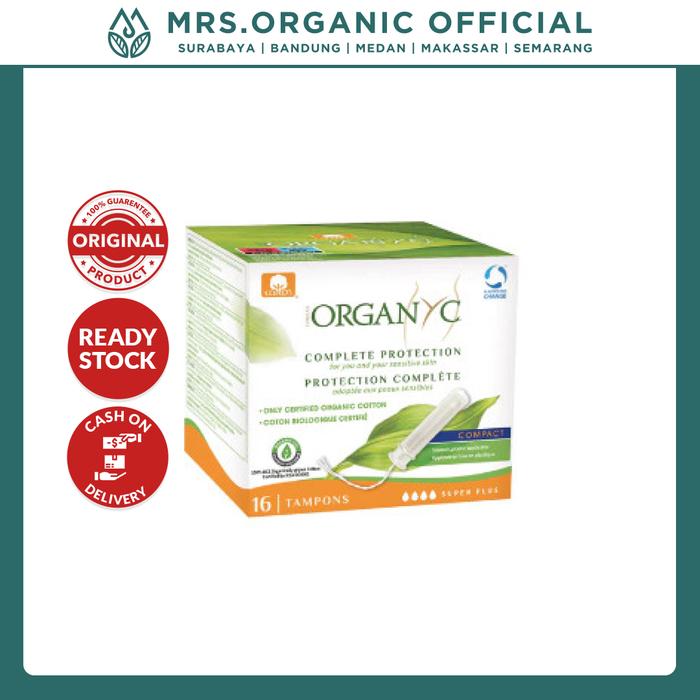 Gambar Softex Tampon Silinder Organyc 100% Organic Cotton Tampons Eco-Applicator Tampons Super Plus Isi 16 Pcs dari Mrsorganicbandung undefined Tokopedia