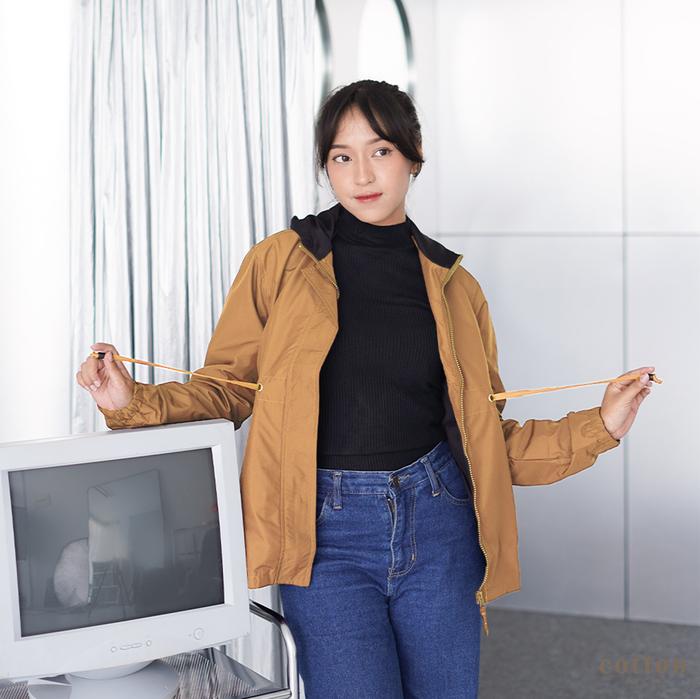 Gambar Cotton Inch - Morena Parka Jacket - Mustard, M dari COTTON INSTYLE OFFICIAL SHOP undefined Tokopedia