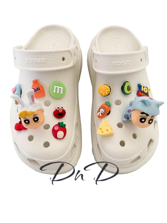 Gambar Set Jibbits Charm Pin Aksesoris Lucu Karakter - ShincanHimawari dari Cimil DND undefined Tokopedia