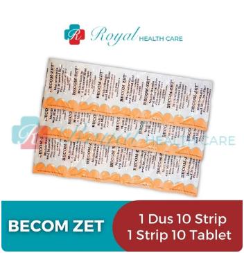 Gambar BECOM ZET TABLET, Efektif Menjaga Daya Tahan Tubuh - STRIP 10 TAB dari Royal Pharmacy Care undefined Tokopedia