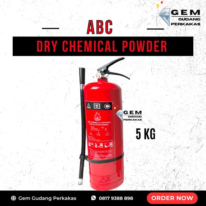 Gambar APAR ABC Powder 5 KG 6 KG 9 KG (Dry Chemical Powder) Alat Pemadam Kebakaran - 5KG dari GEM GUDANG PERKAKAS undefined Tokopedia