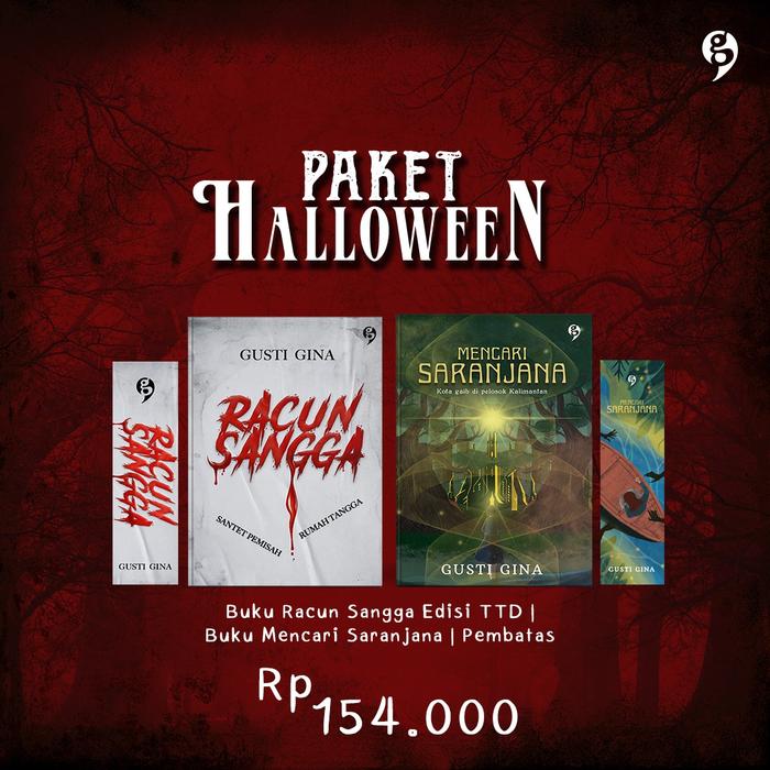 Gambar Buku Novel Horor - Racun Sangga - Gusti Gina - Gagas Media - Bumifiksi - HALLOWEEN dari Bumi Fiksi Makassar Kota Makassar Tokopedia