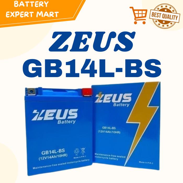 Gambar Aki motor GB14L Yamaha FZ600 Aki Gel Zeus High Spec dari maju bersama battery undefined Tokopedia