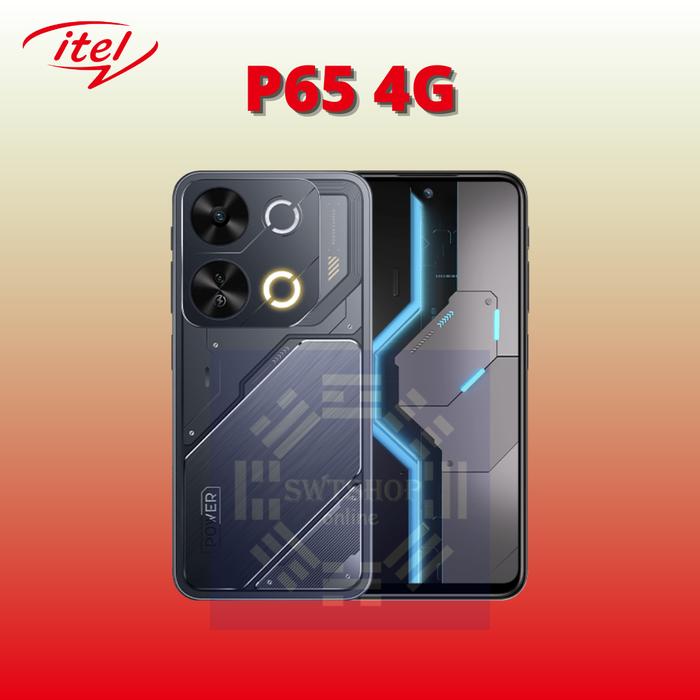 Gambar itel P65 RAM 8+8/128GB - Cyber Design with Sleek Ring Light - 120hz 6.7" Punch Hole Display - Flex Button- Bypass Charging - Cyber Black dari Swt Shop Online undefined Tokopedia