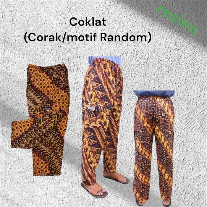 Gambar Celana Batik Betawi Pria Anak dan Dewasa Celana Boim - Coklat, Size 2 dari resimi undefined Tokopedia