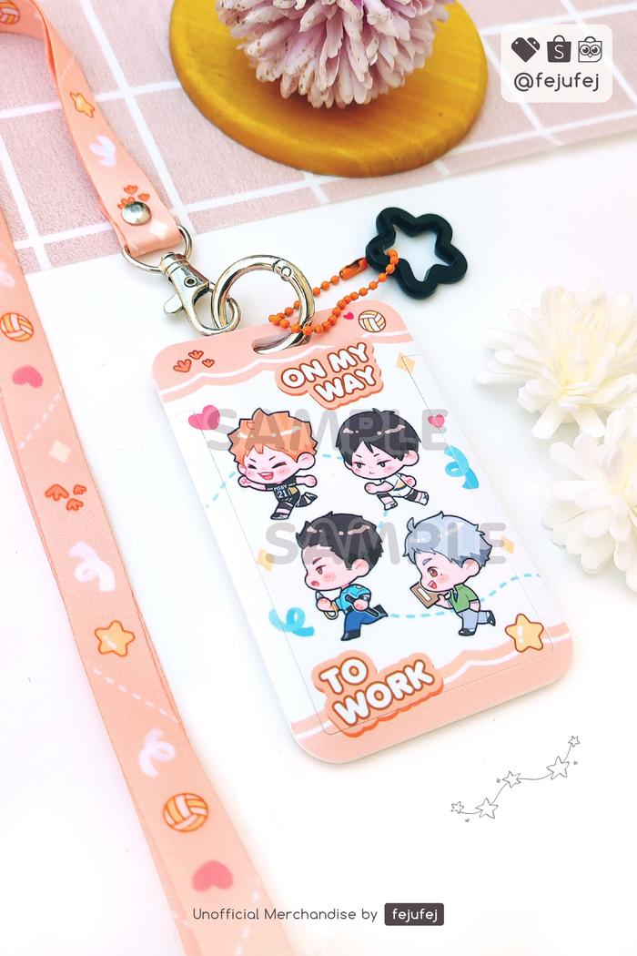 Gambar [fejufej] Haikyuu ID Card Holder Lanyard Tempat Kartu Photocard - Karasuno dari fejufej undefined Tokopedia