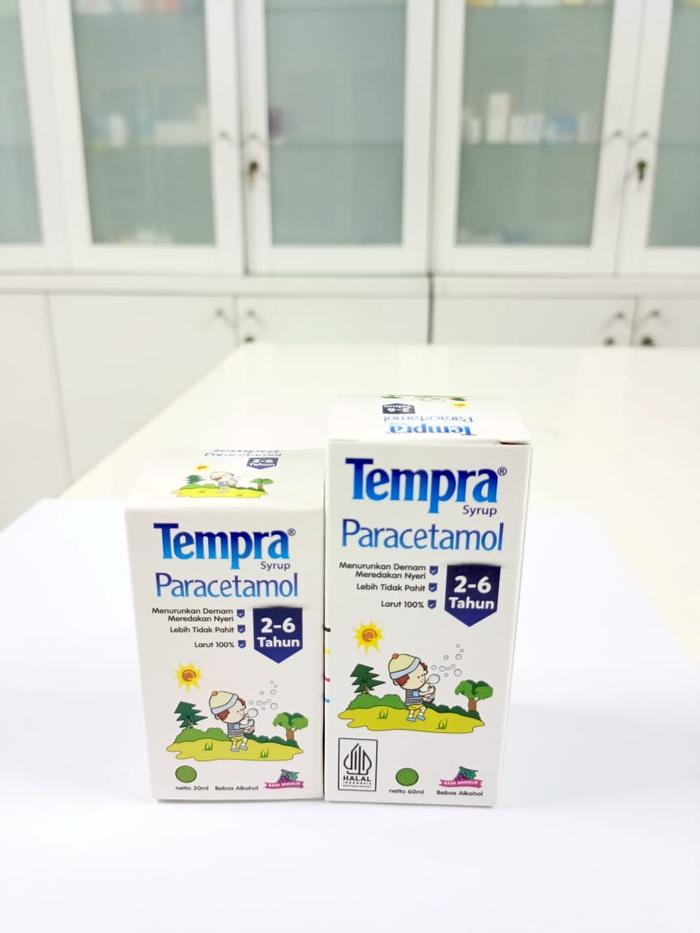 Gambar TEMPRA Sirup 30 ml, 60 ml (Anak 2-6 Tahun) - Obat Demam/Panas/Nyeri Anak - 30 ml dari apoteknatanette undefined Tokopedia