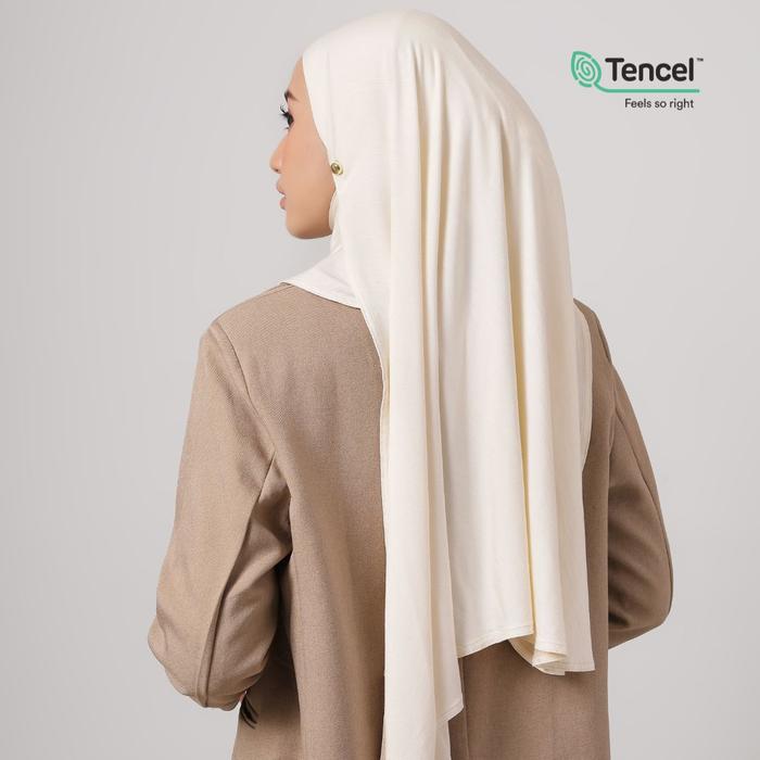 Gambar Hanna Pashmina Inner TENCEL - Ivory dari Raina Signature undefined Tokopedia