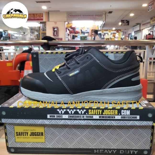 Gambar SEPATU SAFETY JOGGER ROCKET 81 BLACK - HITAM 38 - Hitam, 42 dari bilikstirelll undefined Tokopedia