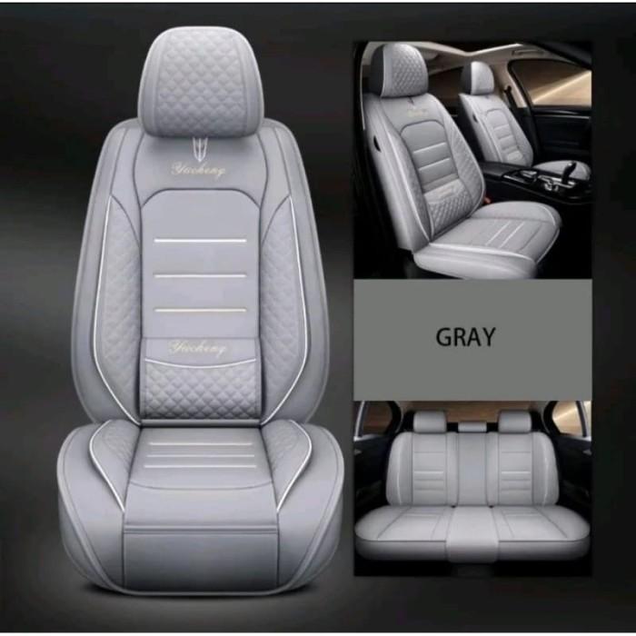 Gambar sarung jok mobil APV ARENA SGX LUXURY 2007-2015 full set jok - silver grey dari TUNAS INTERIOR JOK VARIASI undefined Tokopedia