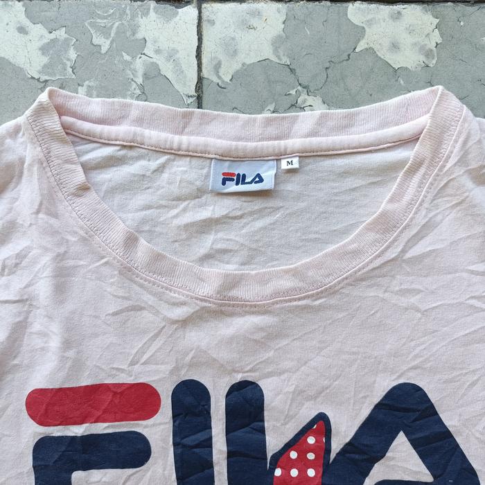 Gambar Fila x Betty boop t-shirt - Merah Muda, M dari Secondstuff_siantar undefined Tokopedia