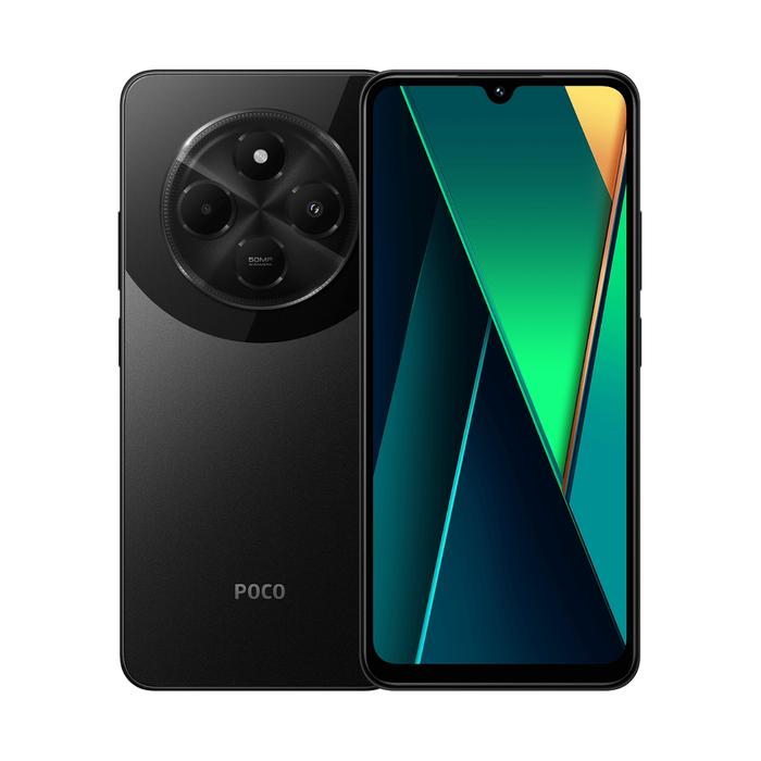 Gambar Xiaomi Poco C75 NFC 6/128 | 8/256 GB Garansi Resmi dengan Layar Dot Drop 6,88" - Black, 6/128GB dari New Era Ponsel undefined Tokopedia
