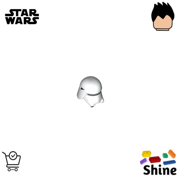 Gambar Lego Star Wars -- First Order Snowtrooper Helmet - Part Out dari Shine Lego Store undefined Tokopedia