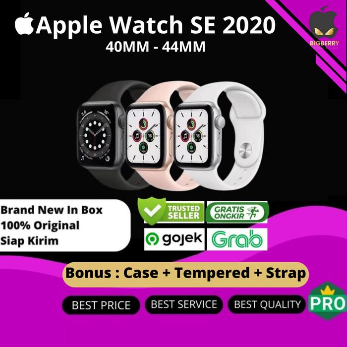 Gambar Apple Watch Series SE 2020 / 2022 SE 2 44mm 40mm Nike Black Silver 6 - SE 1 40MM, MIDNIGHT dari Bigberry Cellular undefined 5 Tokopedia