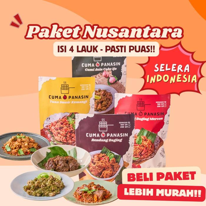 Gambar NUSANTARA SET - cuma panasin - frozen food - ready to eat dari cuma panasin undefined Tokopedia