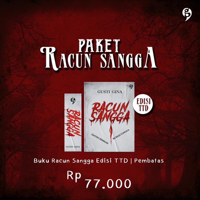 Gambar Buku Novel Horor - Racun Sangga - Gusti Gina - Gagas Media - Bumifiksi - RACUN SANGGA dari Bumi Fiksi Makassar undefined Tokopedia